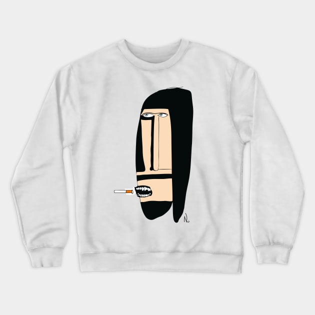 The Thinker Crewneck Sweatshirt by NoelLupa